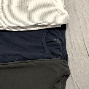 3 Men’s J Crew T shirts